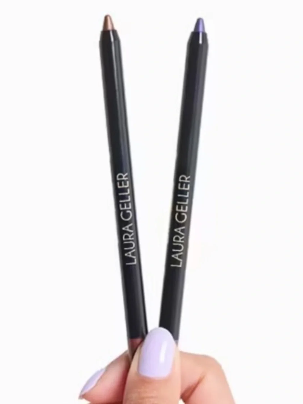 Laura Geller StyleEYES Liner Duo in Royal Plum & Warm Cocoa NEW! FULL SIZE!